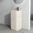 16.5'' Freestanding Textured Solid Surface Pedestal Bathroom Sink