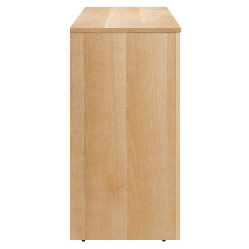Appia 71" Oak Wood Veneer 4-Door Sideboard Cabinet