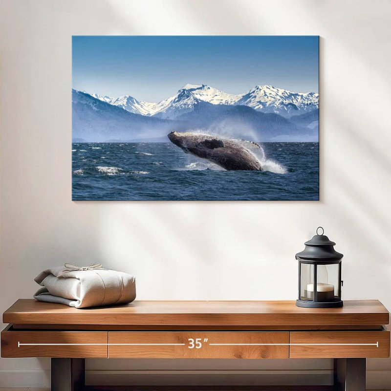 Brampt Humpback Whale Backflip, 16" H x 24" W
