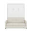 Lit escamotable double pleine grandeur avec coussin