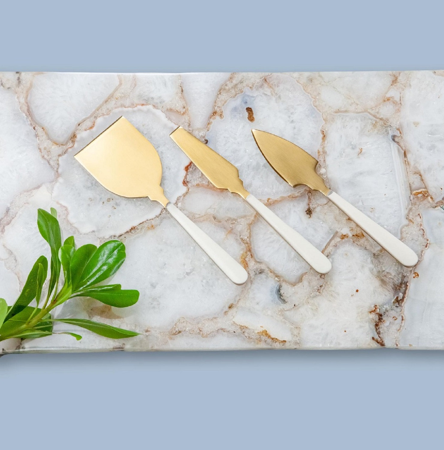 Gilmore 3 Piece Stainless Steel Cheese Serving Set
