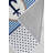 Aponte Machine Woven / Power Loom Polyester Area Rug in Blue/White-1679157248