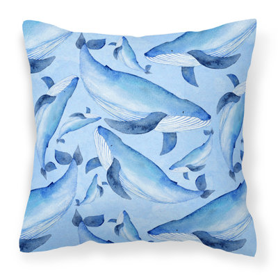  Coussin extérieur Nautical Whales