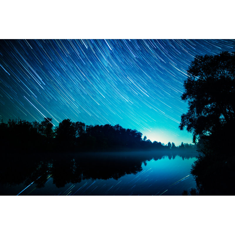 Star Tracks by YouraPechkin - No Frame Art Prints on Canvas, 30cm H x 46cm W