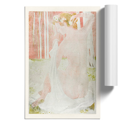 Nymph Crowned With Daisies by Maurice Denis - No Frame Painting