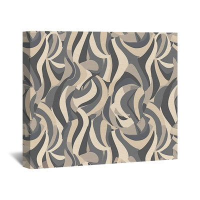 "Vagues abstraites" sur toile
