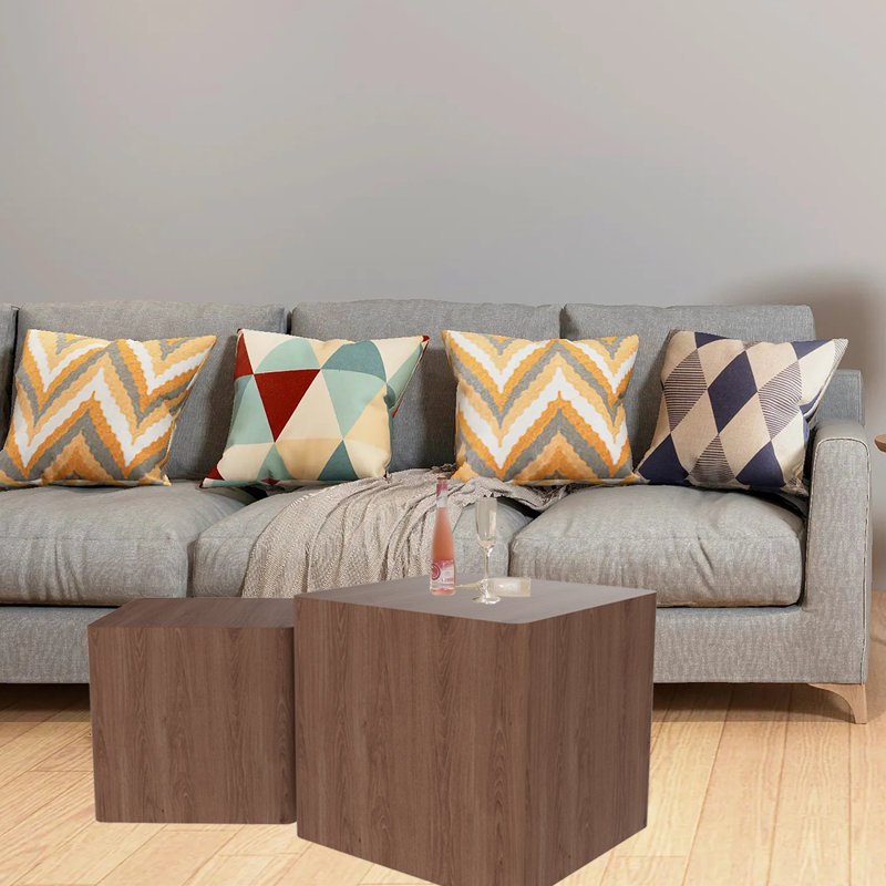 Eric Nesting Tables, Walnut Brown