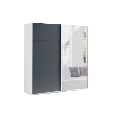 Cid 2 Door Manufactured Wood Wardrobe