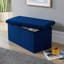 Pironi Rectangular 76cm Corduroy Fabric Storage Ottoman-925230146