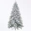 Arbre de Noël artificiel enneigé avec base en métal-870088652