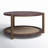 Avalon Walnut And Cane Side Table