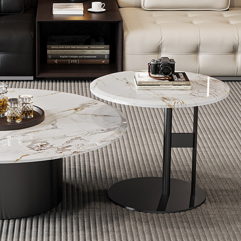 Table basse Schock, H 15,7 po x l 31,5 po x P 31,5 po, Blanc