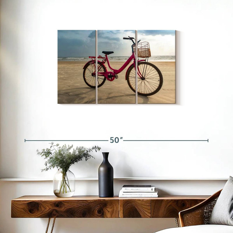 Vélo de plage rose Mehar, H 20 po x l 33 po