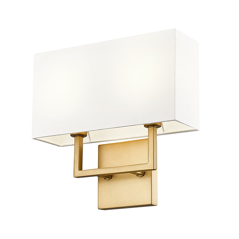 Tato 2 Light Wall Sconce, Brass