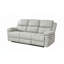  Canapé inclinable électrique avec deux fauteuils inclinables Bennett, console centrale et chargement USB, beige-102588034