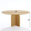Table de conférence ronde moderne sur piédestal avec base arquée, table de réunion architecturale pour bureau-134320068-134320071