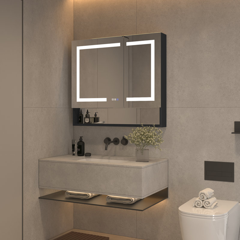 Miroir ajustable pour armoire à pharmacie H 36 po x l 32 po Labriola