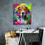 «The Timid Beagle» par Dean Russo, art mural sur toile-25972349