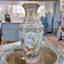 Hexagonal Blue Bird Garden Porcelain Vase