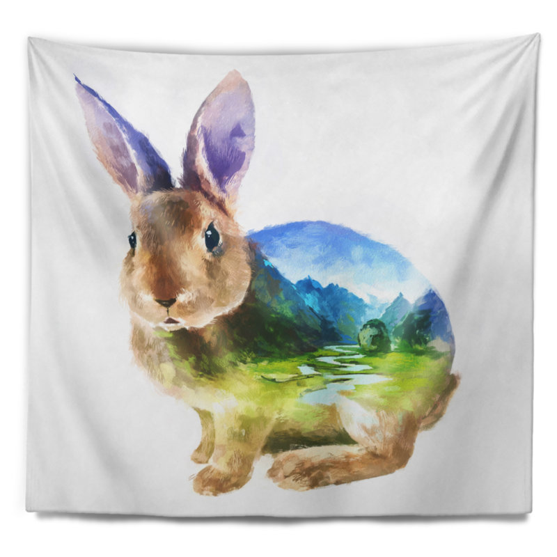 Polyester Tapestry, 32" H x 39" W