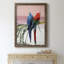 Palm Parrots - Peinture sur toile encadrée-109330371-109330378