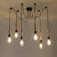 Guzzi 6 - Light Black Bulb Pendant