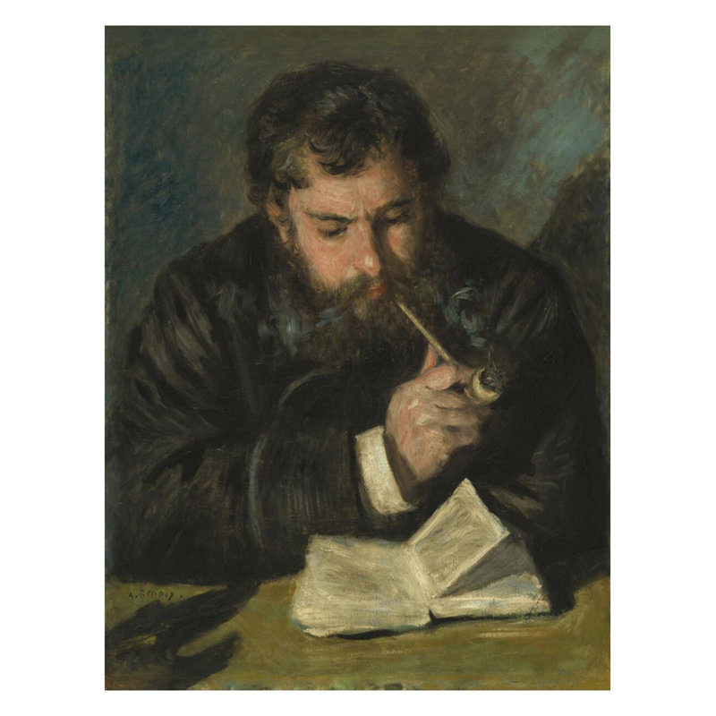 «Claude Monet» par Claude Monet - Estampe numérique, H 28 po x l 22 po