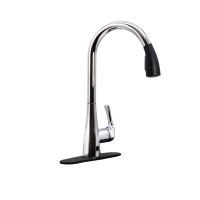 Westbrass Pull Down Spray Touch Kitchen Faucet