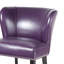 Fauteuil d'appoint en similicuir sans accoudoirs Alfredia-602785313
