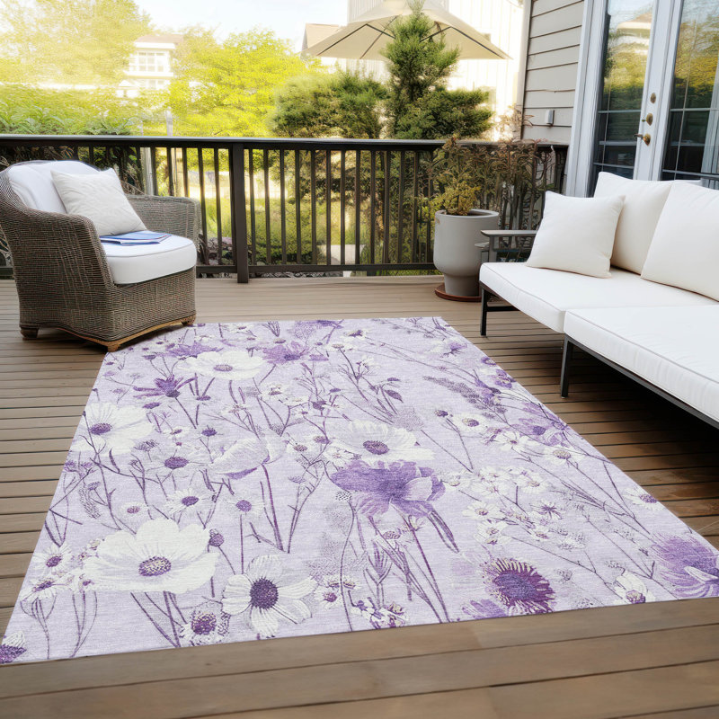 Tapis sauge lavable à la machine intérieur / extérieur Claudian ACN1496, Rectangle 8 pi x 10 pi