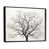 Black Floater Framed