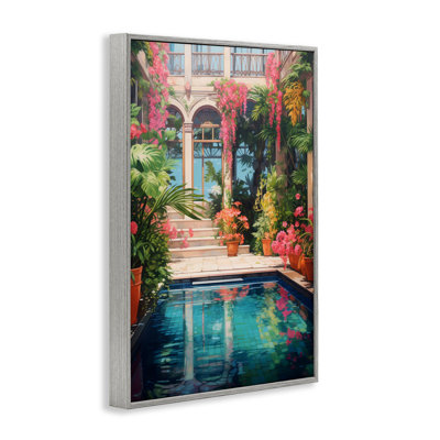 Giclée encadrée rose rose