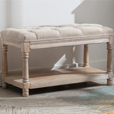 Banc de rangement pour hall d'entrée Farmhouse