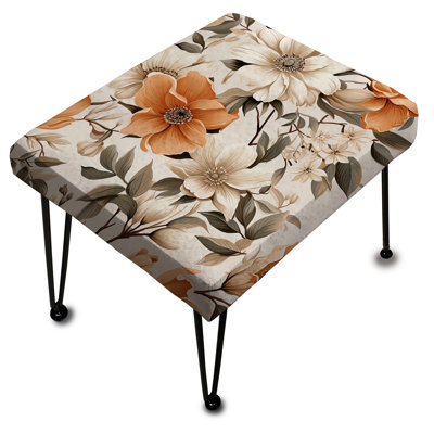 Vintage Florals - Repose-pieds rectangulaire Plants