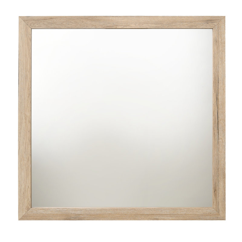 Miquell Natural Finish Mirror, Natural