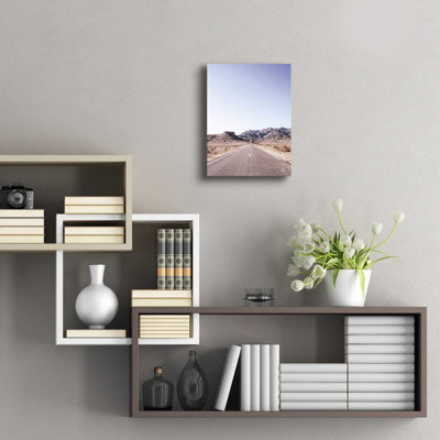 «Dusty Desert Dreams Road» par Nathan Larson, art mural en verre acrylique