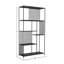 Bibliothèque 73 niveaux H 73 "x l 39" en fer noir