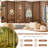 6 Panel Pegboard Display With 360° Metal Hinges Solid Wood Frame For Craft Show