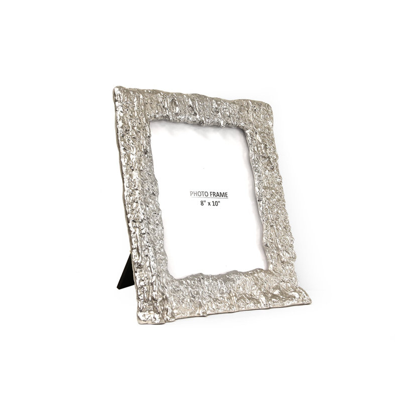 Cadre photo encadré Horizon, Argent argent, 8 po x 10 po