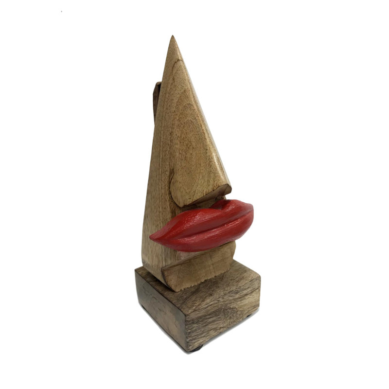 Porte-verres Her Eye - Lèvres rouges naturelles