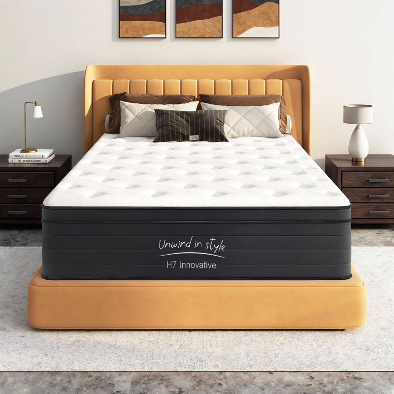 12 Inch Hybrid Mattress - Pocket Springs & Memory Foam, Medium Firm, CertiPUR-US Certified for Cool, Supportive Sleep, Twin
