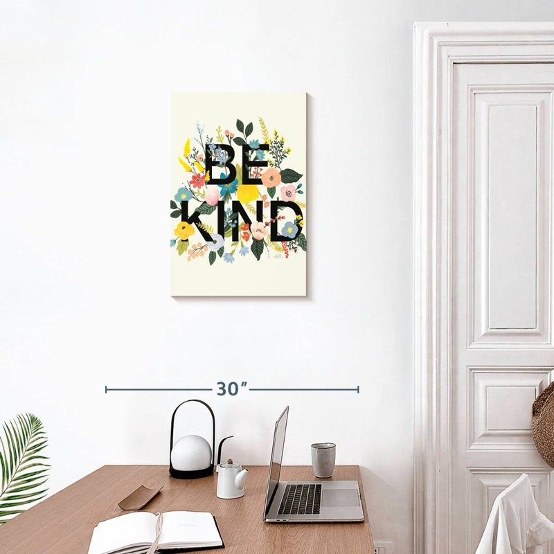 Wild Garden Be Kind, 24" H x 16" W