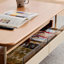Table basse en bois massif