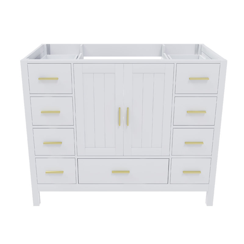 42 " Freestanding Standard Single Double Bathroom Vanity Base