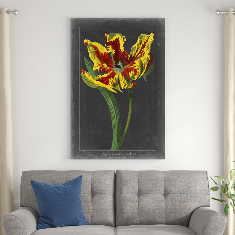 Minuit tulipe III, H 48 po x l 32 po x P 1,25 po