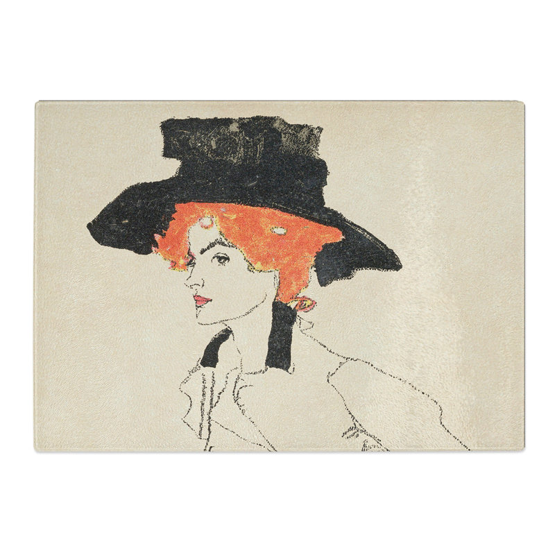 Portrait of a Woman Vol.2 by Egon Schiele Chopping Board, 0.4cm H x 28.5cm W x 39cm L