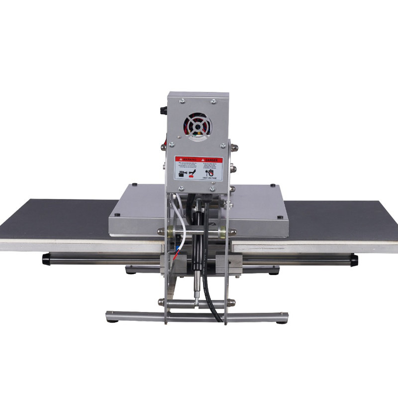 Presse à plat double 24x16 pouces à ouverture automatique, 110V 2000W - Contrôle numérique pour l'impression de t-shirts et de tissus professionnels