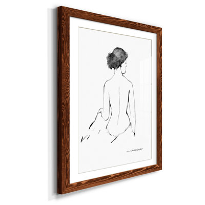 " Sketchy Silhouette II " Painting Print