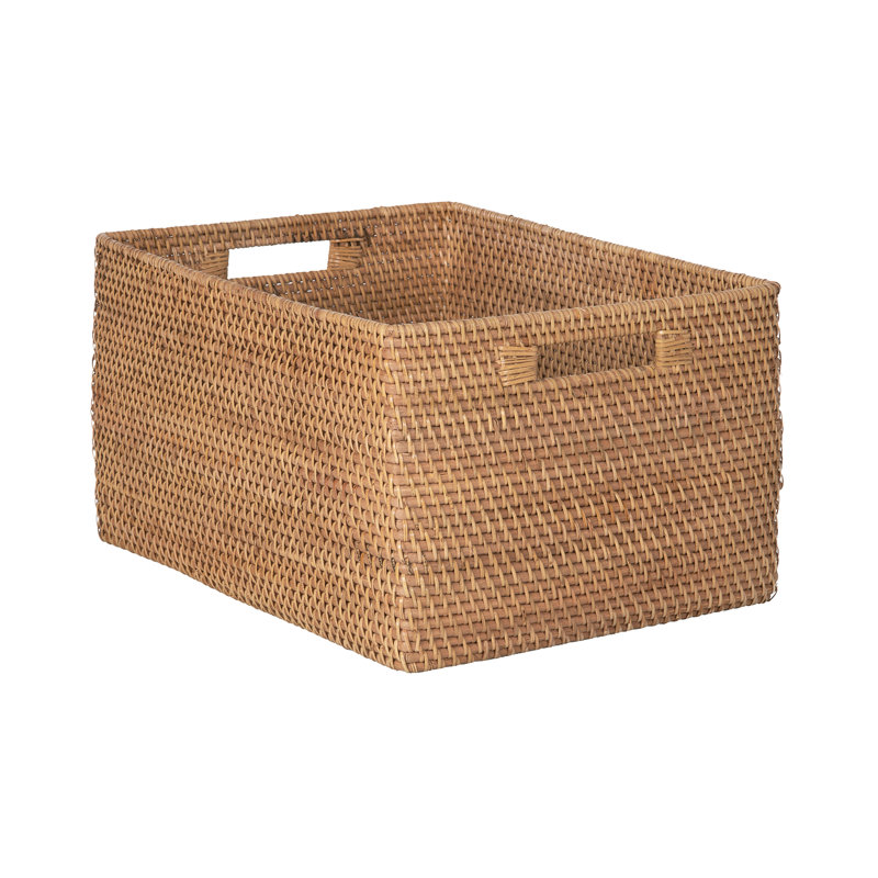 Panier en rotin Bavan, Brun