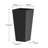  Tall Metal Tapered Planter – Large Outdoor & Indoor Garden Plant Pot With Drainage Hole And Rubber Plug, Stylish Burnished  For Home And Patio-1182222283-1182222281